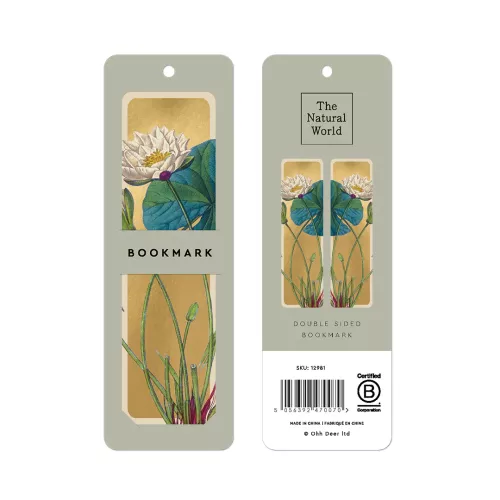 Natural World Water Lily, Premium Bookmark