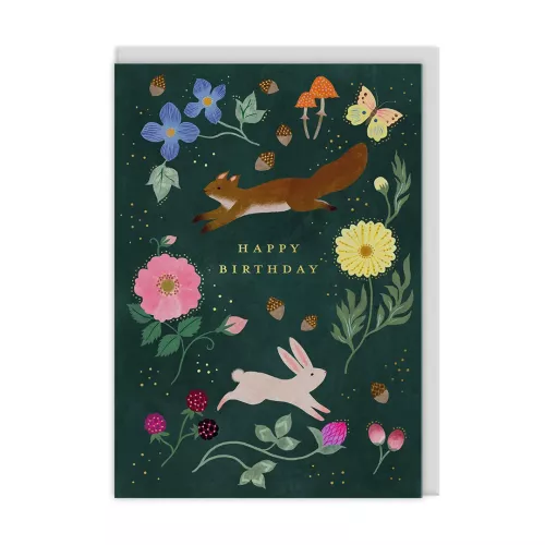 Woodland creatures, Greeting Card (A6)