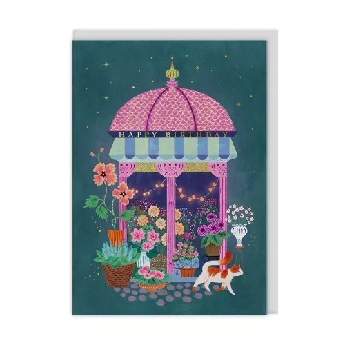 Flower Market, Greeting Card (A6)