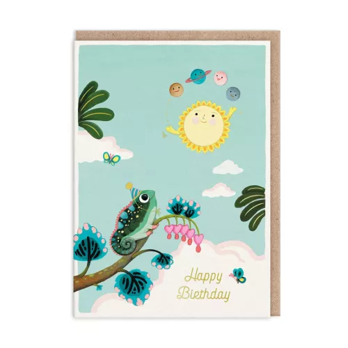 Solar Juggle, Greeting Card (A6)