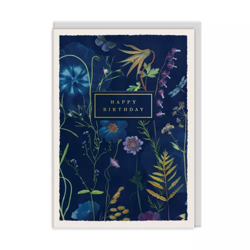 Birthday Forget Me Nots, Greeting Card (A6)
