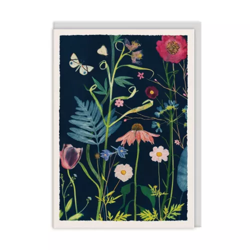 Fern and Echinacea, Greeting Card (A6)