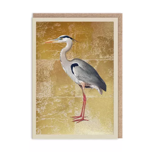 Grey Heron, Greeting Card (A6)