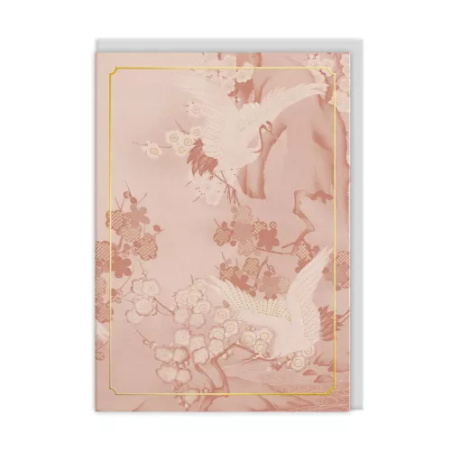 Eastern Elegance Cranes & Blossom