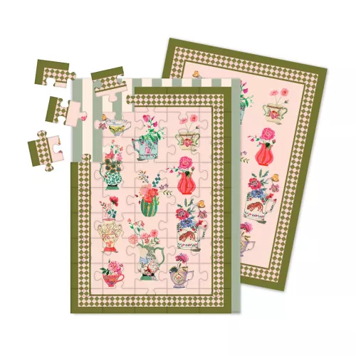 Vases, Jigsaw Greeting Card (A6)