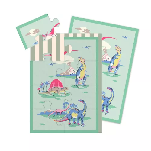 Dinosaurs, Jigsaw Greeting Card (A6)