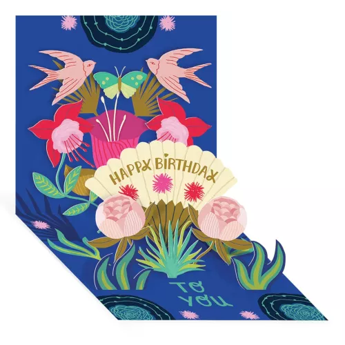 Birthday Fan Pop Up, Pop-up Greeting Card