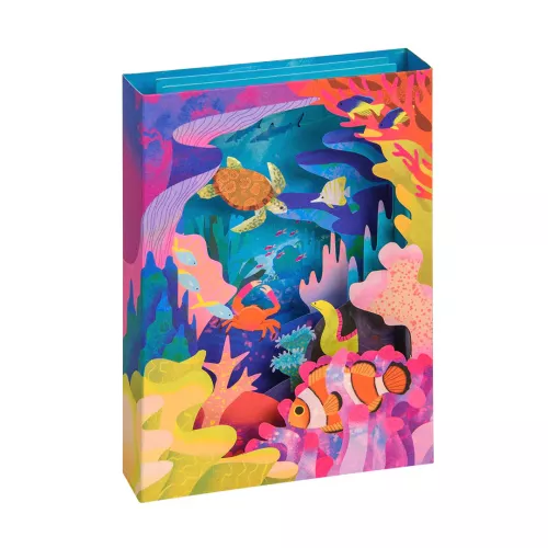 Great Barrier Reef - 3D Panoramic Greeting Card (12103), Greeting Card - Layers (3D)