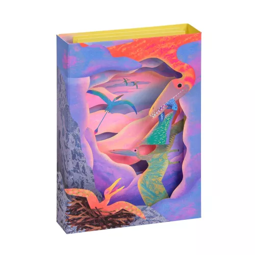 Flying Dinosaurs, Greeting Card - Layers (3D)
