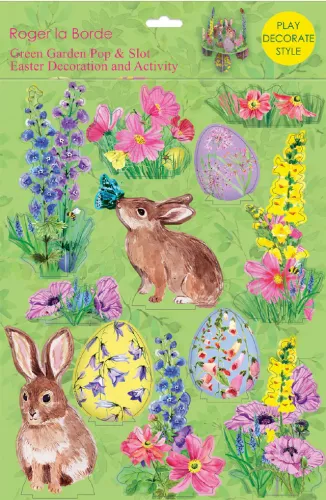 Green Garden Pop & Slot Easter Decoraton and Activity