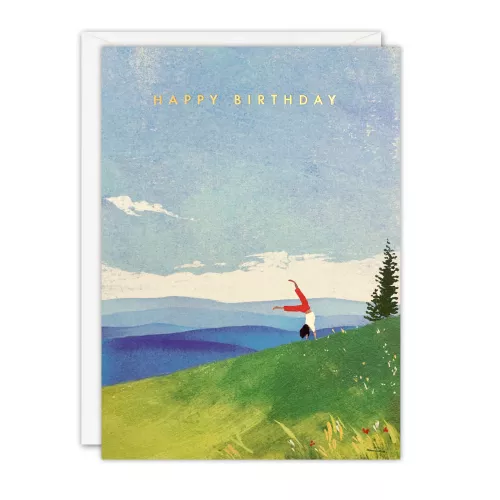 Cartwheel Birthday Card