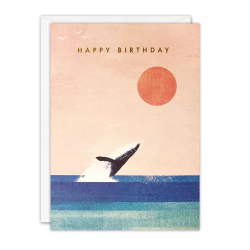Whale Birthday Card