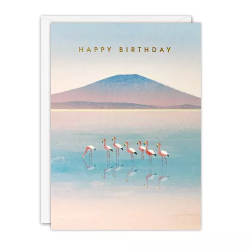 Flamingo Birthday Card