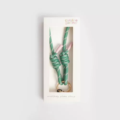 Green/Pink Cord Long Phone Strap