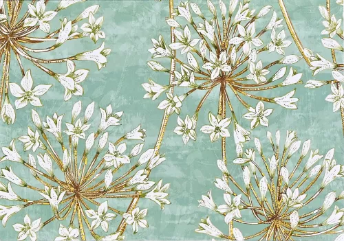 Allium Blossoms Note Cards