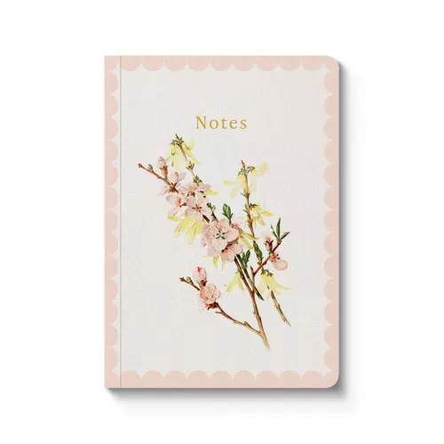 Spring Blossom A6 Premium Paperback Notebook