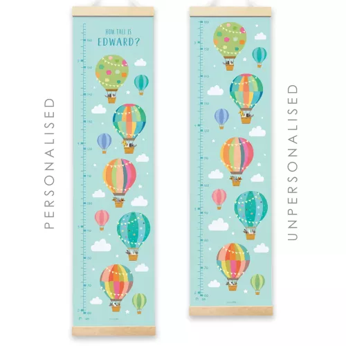 Ballons Height Chart