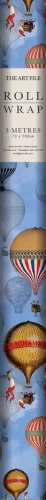 Blue Hot Air Balloons, Roll Wrap