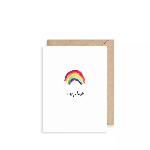 Rainbow Happy Days, Mini Card