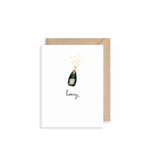Champagne Hooray, Mini Card