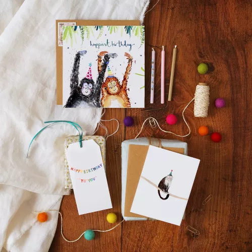 Monkey, Mini Card