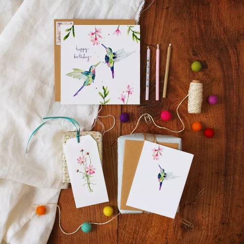 Hummingbird, Mini Card