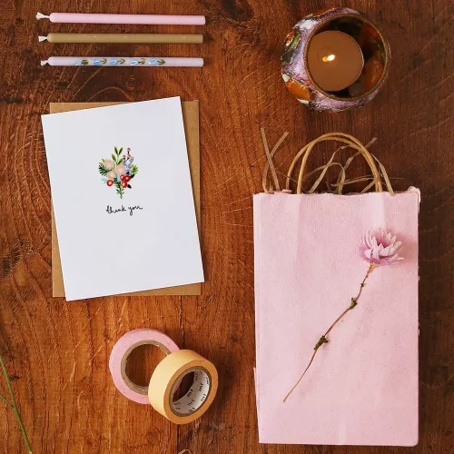 Flowers Thank You, Mini Card