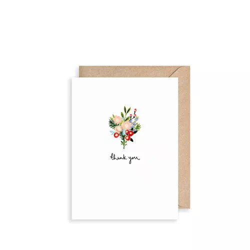 Flowers Thank You, Mini Card