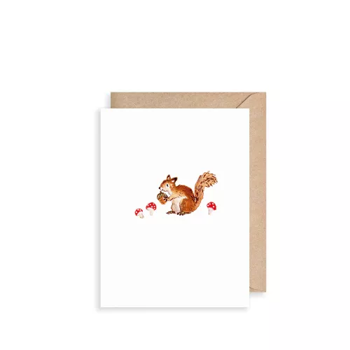 Squirrel, Mini Card