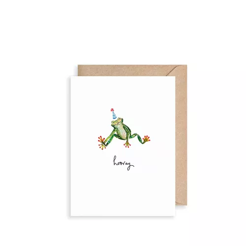 Hooray Frog, Mini Card