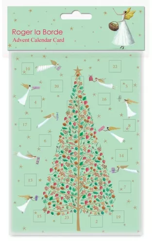 Angelic Antics Advent Calendar Card