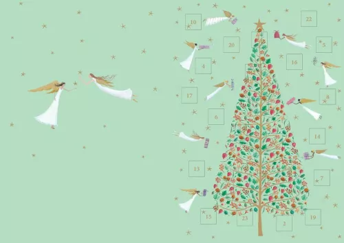 Angelic Antics Advent Calendar Card