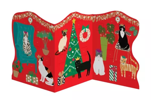 Cozy Cats Trifold Advent Calendar