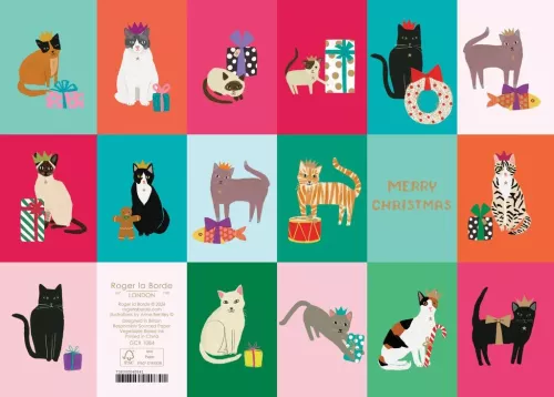 Cat Checkerboard Standard Card single