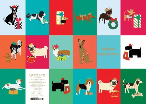 Dog Checkerboard Standard Card single