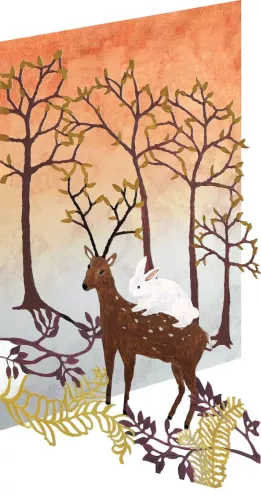 Golden Bough Lasercut Card single