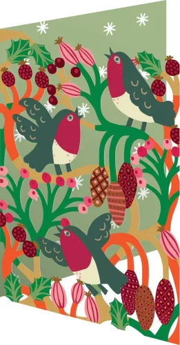 Christmas Chorus Lasercut Card single