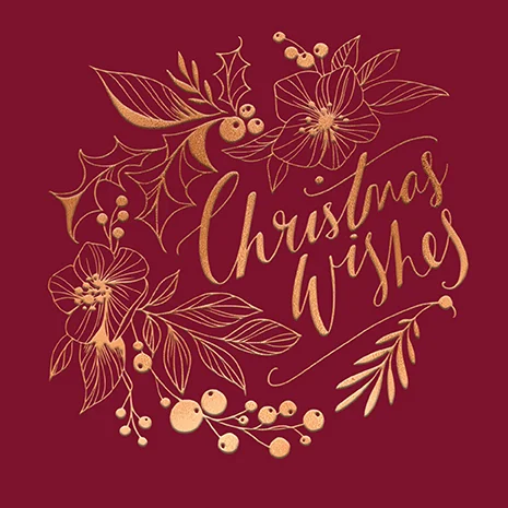 Floral And Foliage Wreath, Christmas Open Range