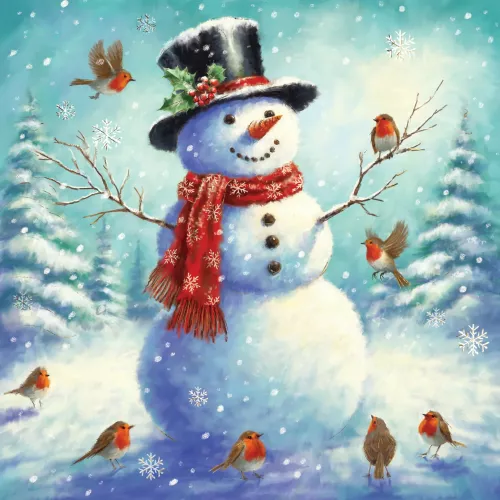 Christmas Snowman, Christmas Wallet Packs
