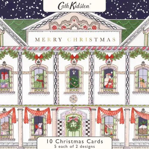 Festive Town House, Christmas Wallet Packs