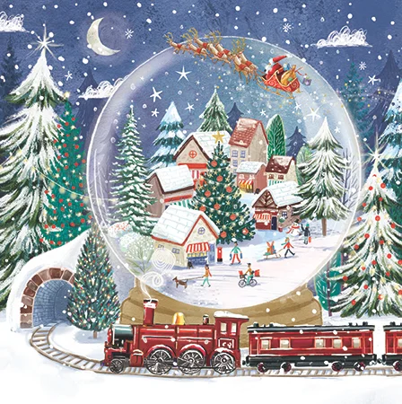 Village Globes, Christmas Box Deluxe