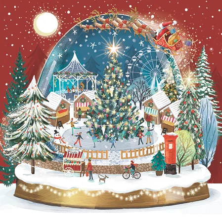 Village Globes, Christmas Box Deluxe