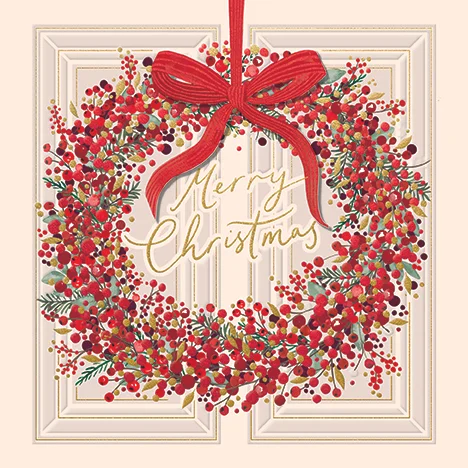 Berry Wreath, Christmas Box Luxury
