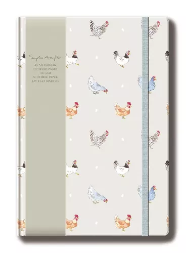 Hens A5 Notebook (Hard)