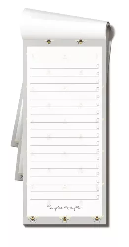 Bees Magnetic List Pad