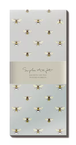 Bees Magnetic List Pad