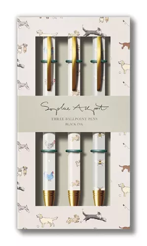 Dogs, Hens And Bees 3 Pens Set