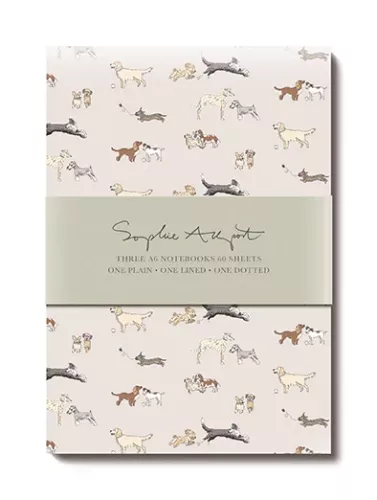 Dogs, Hens And Bees A6 Notebook Set