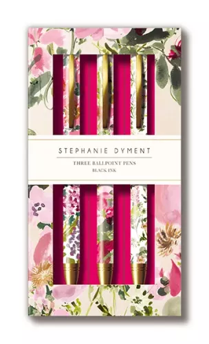 Flowers 3 Pens set