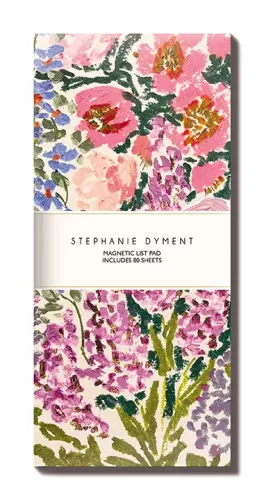 Garden Flowers Magnetic List Pad